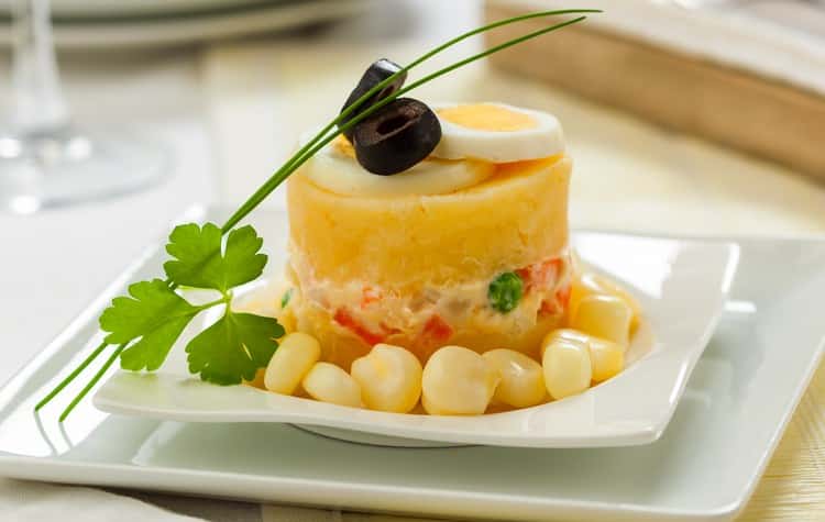 Causa Limeña Traditional dishes in Peru
