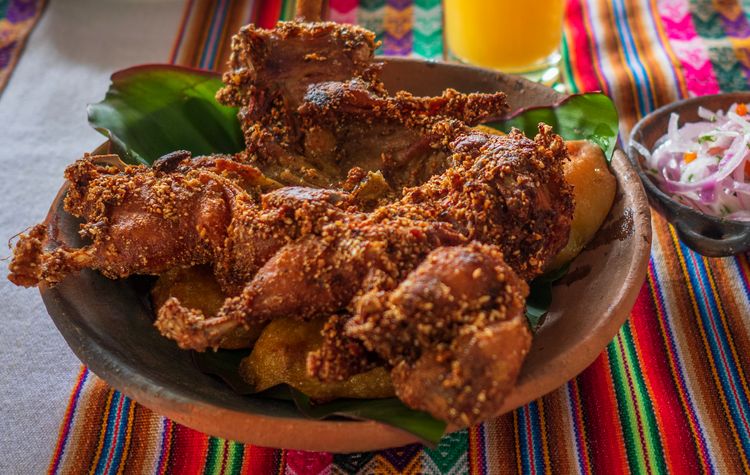Cuy Chactado Traditional dishes in Peru