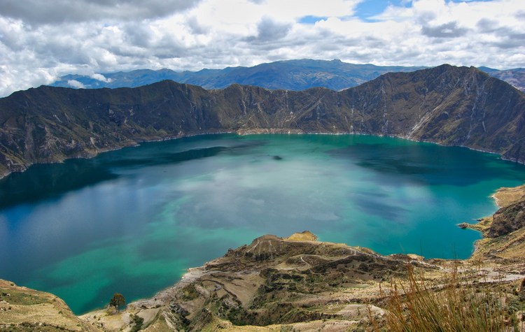 Quilotoa lake Ecuador