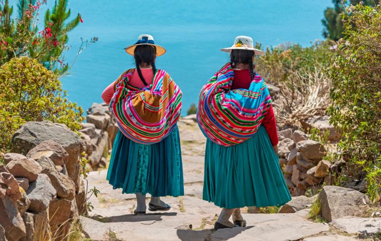 Quechua people of Amantaní Island in Lake Titicaca