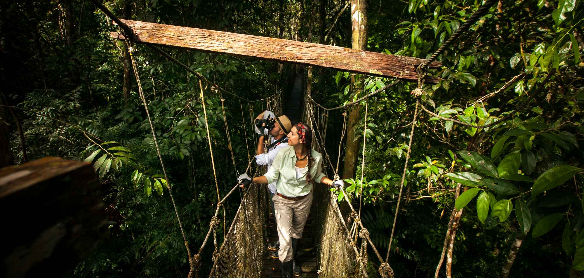 Family Explore Amazon Rainforest