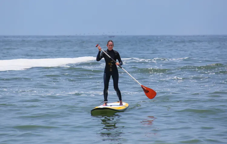 Surfing and Paragliding on the Pacific