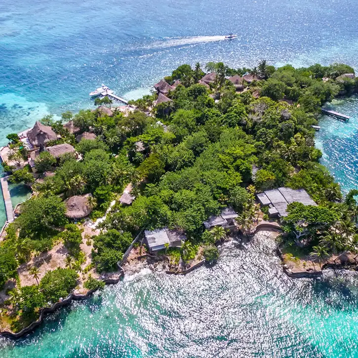 Rosarios islands Colombia