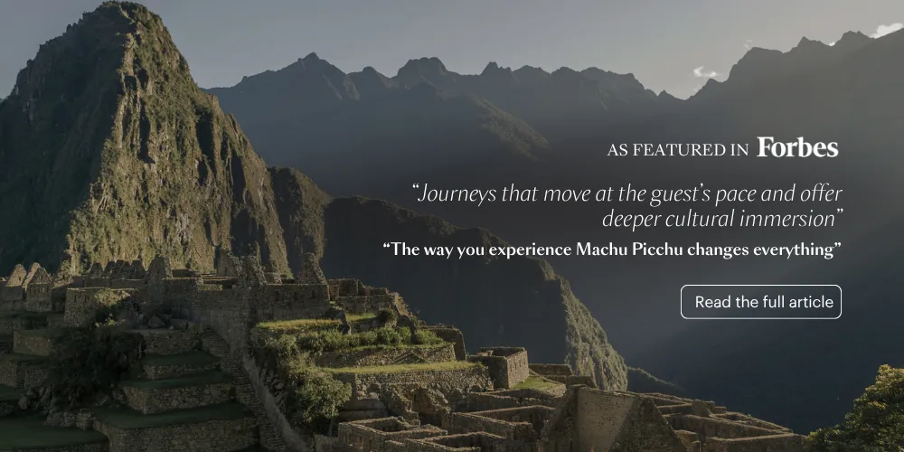Machu picchu banner mobil